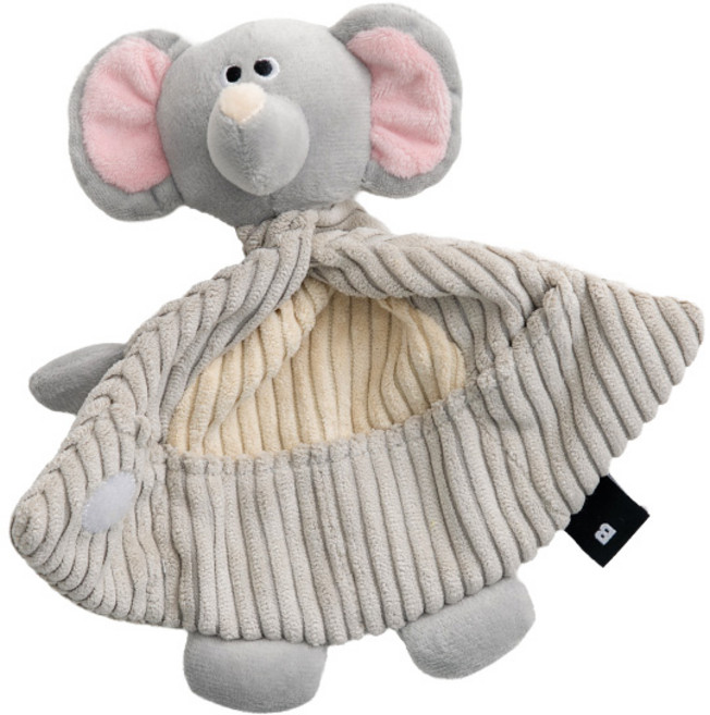 바잇미 강아지 바스락 포켓 망토 장난감 코끼리, 1개