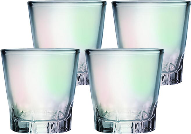 Amuse Kitchen Aurora 燒酒杯 55毫升 玻璃杯, 透明色, 4個