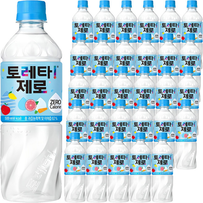 토레타 제로 이온음료, 500ml, 72개