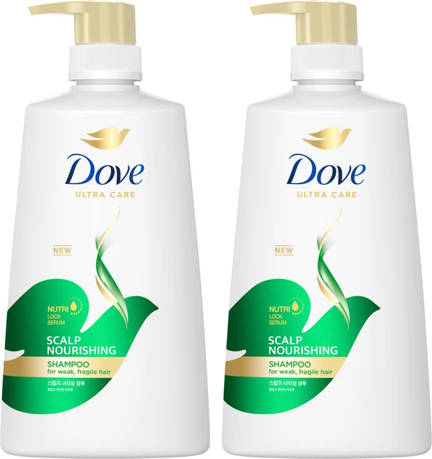 도브 스칼프너리싱 샴푸, 680ml, 2개 - 쿠팡
