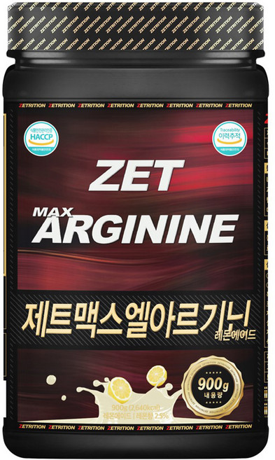 제트리션 제트맥스엘아르기닌 레몬에이드, 900g, 1개