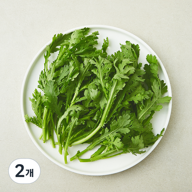 국내산 유기농 쑥갓, 2개, 150g