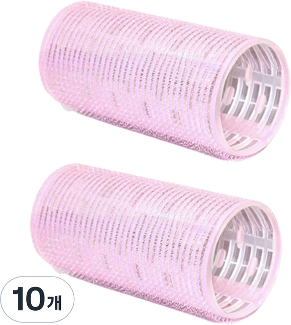 하이투데이 열전도 대왕 앞머리 헤어롤, 라이트핑크, 10개