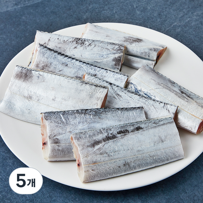 제주 손질 갈치 대 2마리 (해동), 5개, 450g