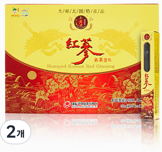 대동고려삼 홍삼진과골드, 300g, 2개