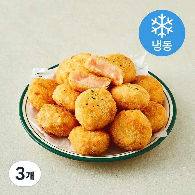 지엔씨푸드 맛살 크림 고로케 20개입 (냉동), 600g, 3개