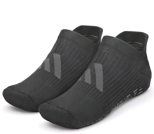 adidas 愛迪達 訓練止滑隱形襪, 黑色, 1雙