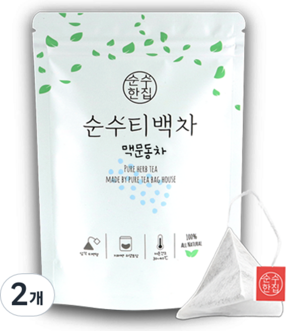 순수한집 맥문동차 티백, 1g, 10개입, 2개
