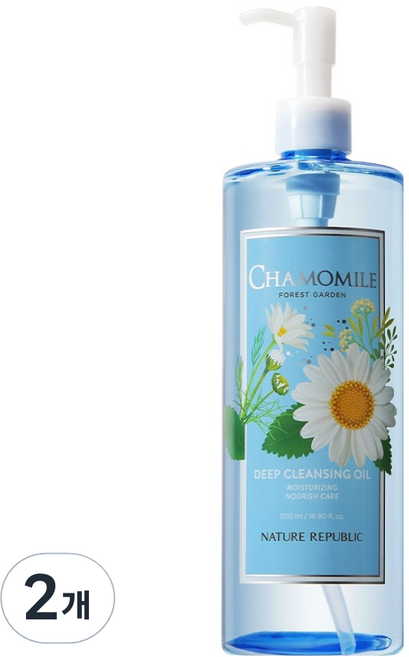 네이처리퍼블릭 포레스트 가든 캐모마일 클렌징 오일, 500ml, 2개