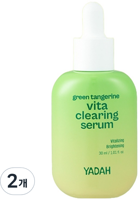 YADAH 青橘維他命淨透精華液, 2個, 30ml