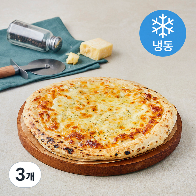 푸딩팩토리 화덕 고르곤졸라 피자 M 24cm (냉동), 353g, 3개, 1개입