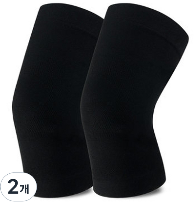 알럽핏 시린무릎 밴딩 패드 블랙 M, 2개