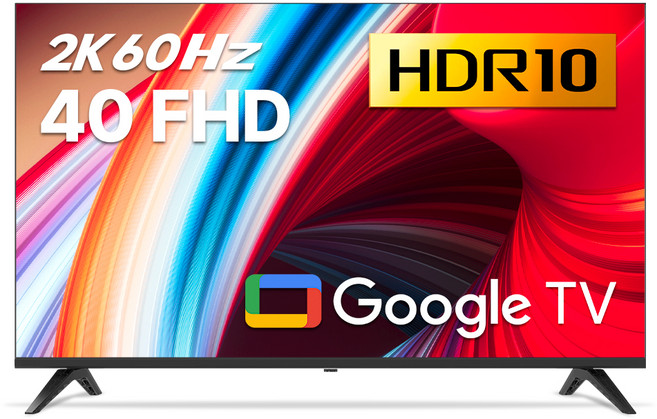 이스트라 FHD LED 구글 스마트TV, 40인치, AN400FHD, 스탠드형, 고객직접설치