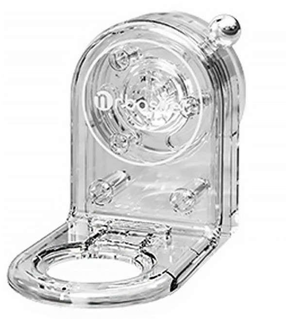 Nrbasket 吸盤沐浴掛架, 透明色, 1個