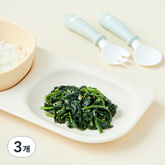 킨더가든 우리아이 시금치나물, 80g, 3개