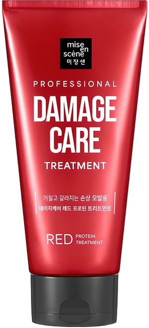 미쟝센 데미지케어 레드 프로틴 트리트먼트 손상 모발용, 330ml, 1개