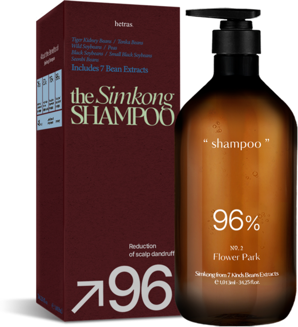 hetras. Simkong強健髮根洗髮精 花朵香, 1.013L, 1瓶