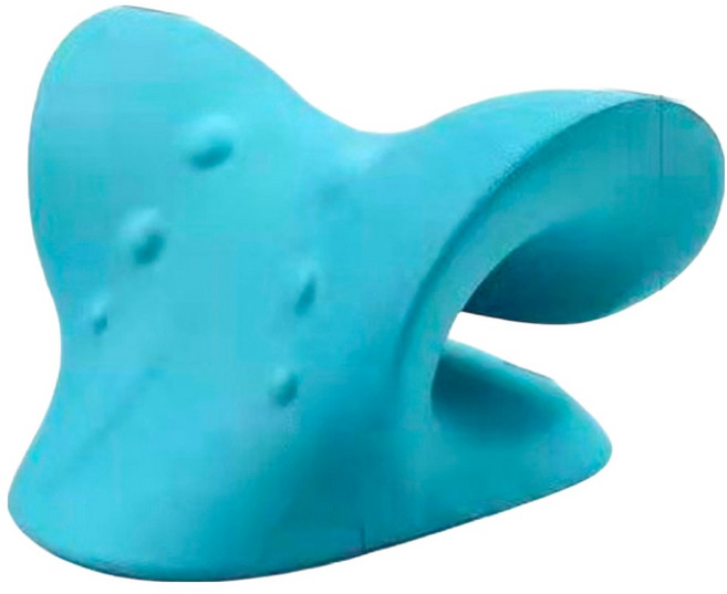 세렌틱 경추 목 어깨 맛사지베개, 블루, 1개