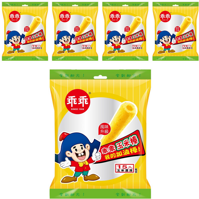 乖乖 玉米棒 玉米濃湯 15入, 105g, 5袋
