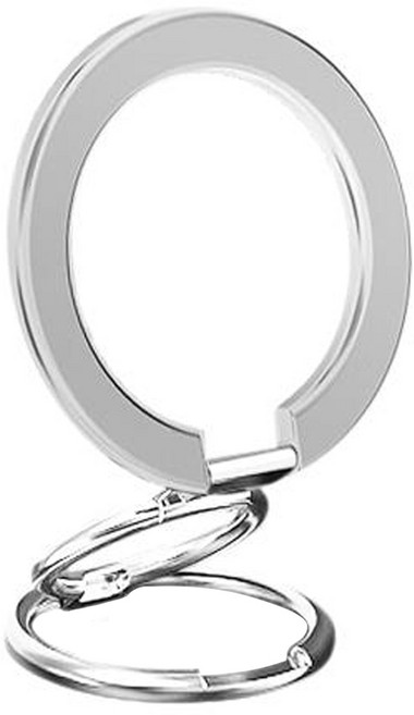 VOORCA M40可拆分離折疊式磁吸手機支架 鋁合金材質 角度自由調整 橫豎可用, 1入, 銀