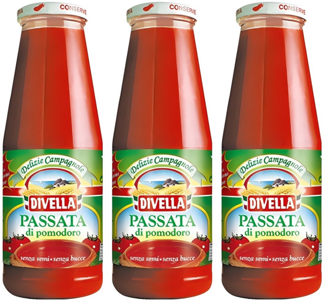 디벨라 토마토 퓨레, 680g, 3개