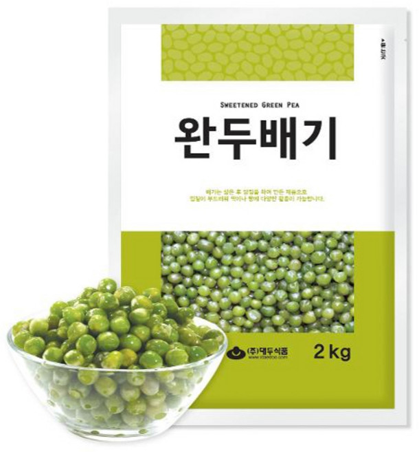 대두식품 완두배기, 2kg, 1개