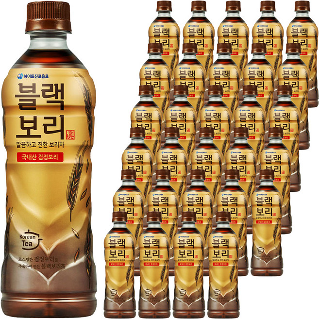 하이트진로 블랙보리 오리지널, 520ml, 100개