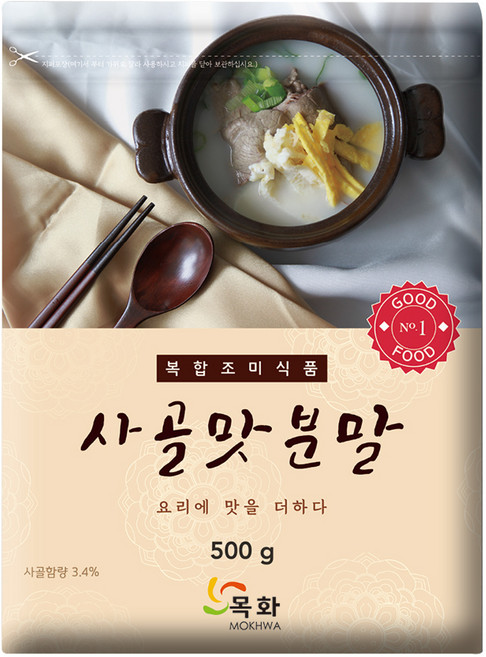 딜리셔스마켓 사골맛분말, 500g, 1개