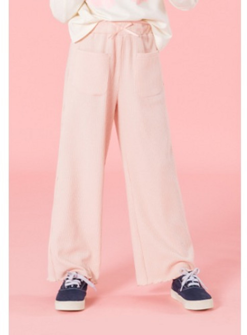 아이러브제이 여아용 뷰어스 골지 와이드 팬츠