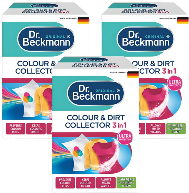 Dr.Beckmann 貝克曼博士 超防染護色魔布, 50片, 3盒