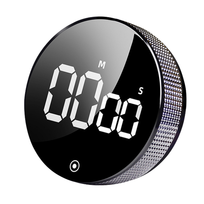 中性 旋轉正倒數精準計時器, 1個, 經典黑