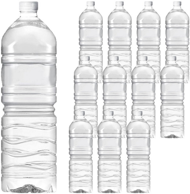 아이시스 생수 화이트캡 무라벨, 12개, 2L