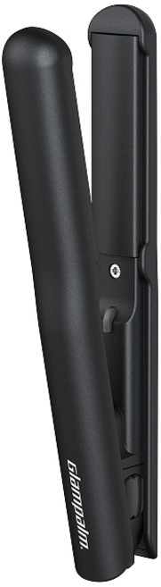 글램팜 컴팩트 미니 볼륨형 휴대용 고데기, 퓨어블랙, GP103CV