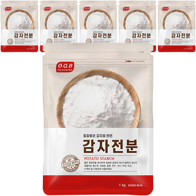 OQB 감자전분, 1kg, 6개