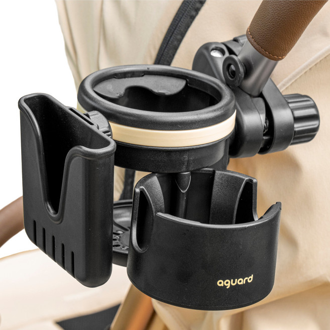아가드 유모차 컵홀더, 블랙, 1개