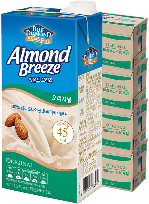 아몬드브리즈 오리지널, 950ml, 40개