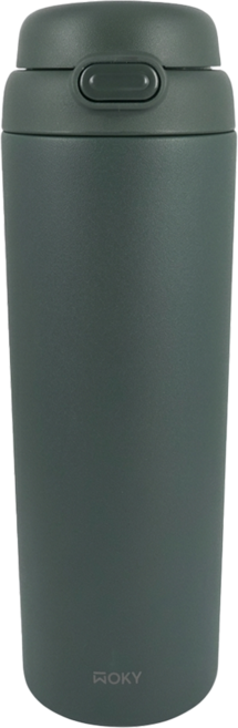 WOKY 沃廚 台灣公司貨 All-P輕芯鈦瓷雙飲保溫瓶, 無際綠, 780ml, 1個