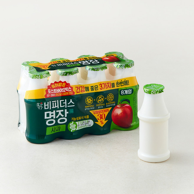 소와나무 비피더스 명장 사과 요구르트, 125ml, 8개입, 1개