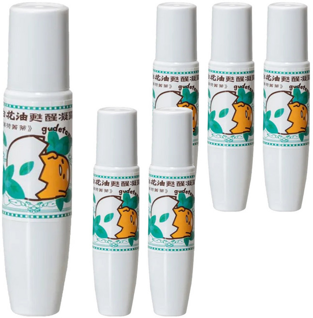 白花油 甦醒凝露, 6瓶, 薄荷菁蒂, 15ml