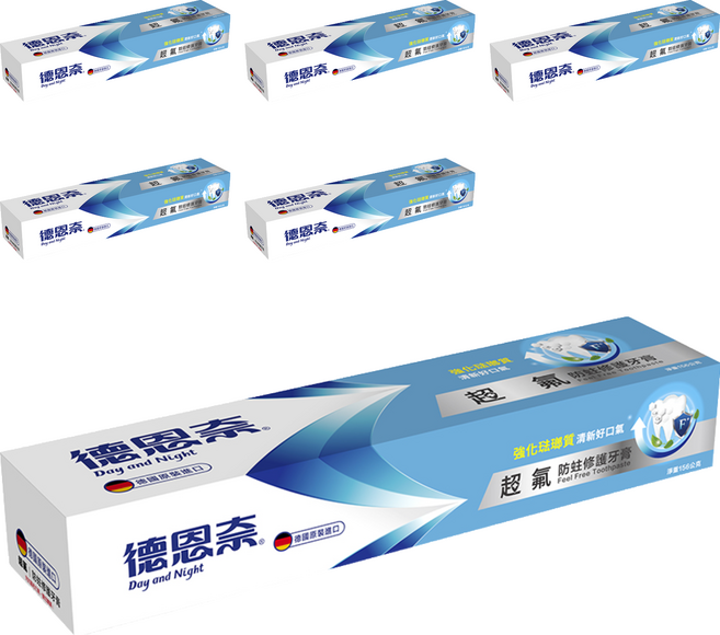 Day and Night 德恩奈 超氟 防蛀+修護 牙膏