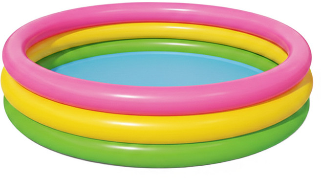 INTEX 彩色充氣水池, 多色, 1個
