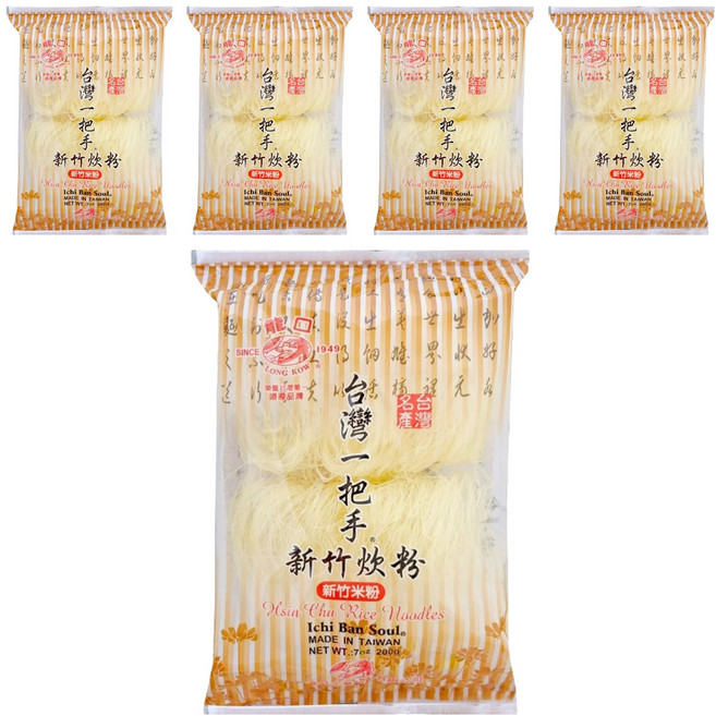 龍口 台灣一把手 新竹炊粉, 200g, 5包