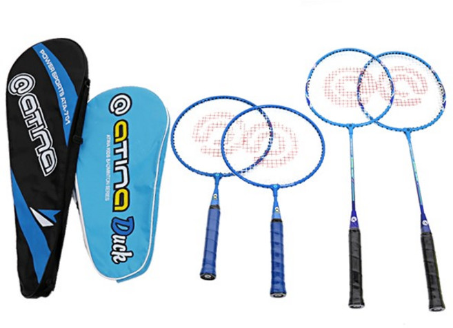 아티나 패밀리 배드민턴 라켓 성인용 2p + 아동용 2p 세트, 1세트