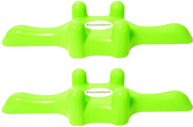 꾹도리 스트레칭바, 그린, 2개