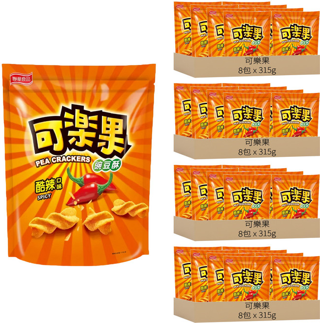 可樂果 酷辣口味, 315g, 32包