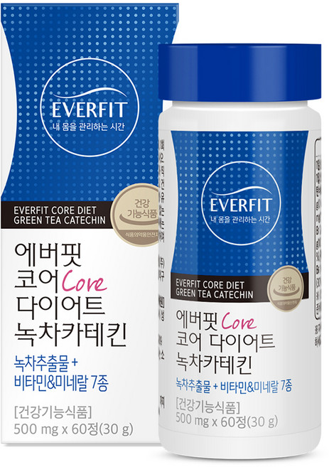 에버핏 코어 다이어트 녹차카테킨, 60정, 1개