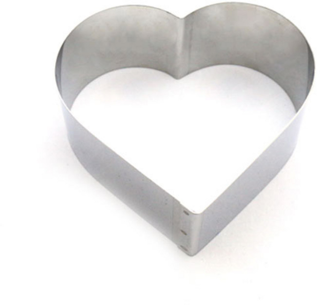 높은 하트 무스링 떡틀 7cm, 1개