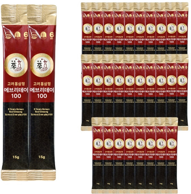 풍년보감 6년근 고려홍삼정 에브리데이100, 15g, 210개