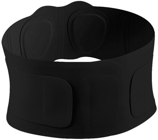 라임리빙 슬림핏 통기성 허리보호대, 블랙, 1개