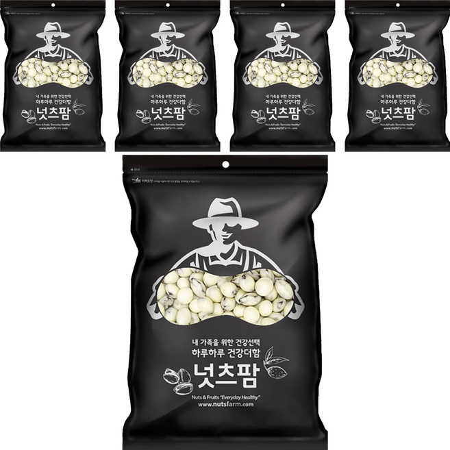 넛츠팜 건포도요거트초코, 150g, 5개